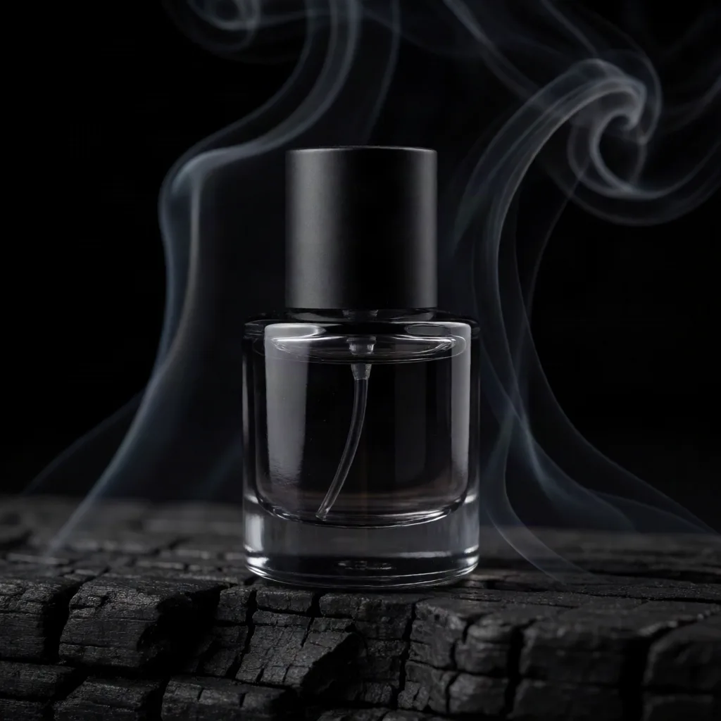 Noctra Cendre — Saffron · Incense · Black Leather