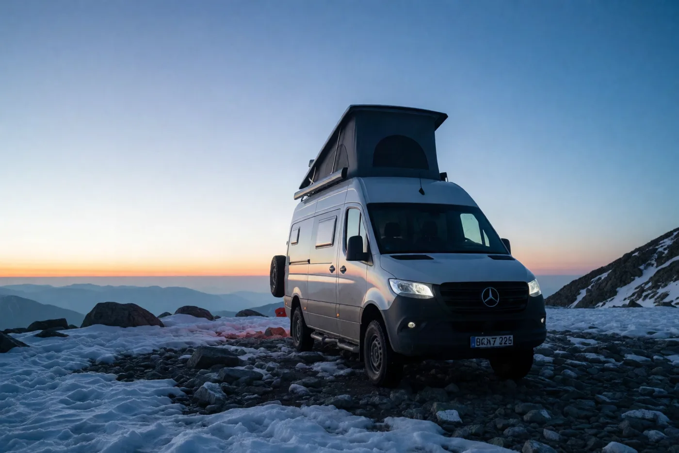 The alpine pass